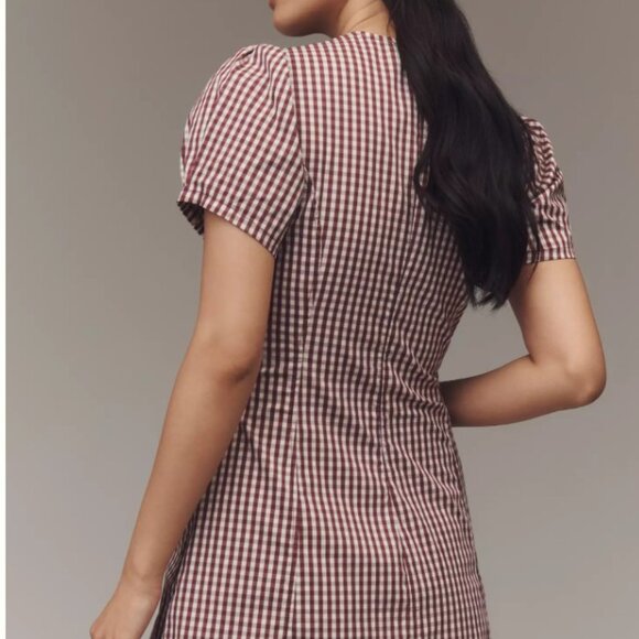 NWT - Anthropologie WeWoreWhat Short-Sleeve Fit & Flare Mini Dress - Picture 2 of 4